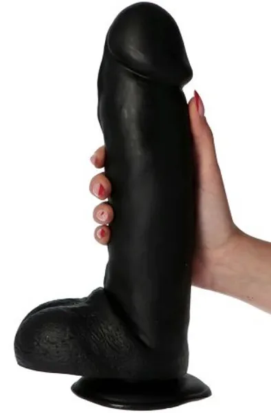 Fulvio Dildo Black 31 cm XL dildo