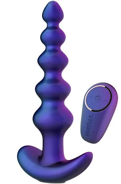 Galaxy Force Vibrating Butt Plug With Remote Analplugg med vibrator