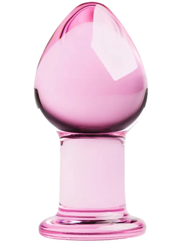 Gildo Glass Buttplug Pink Analplugg i glas