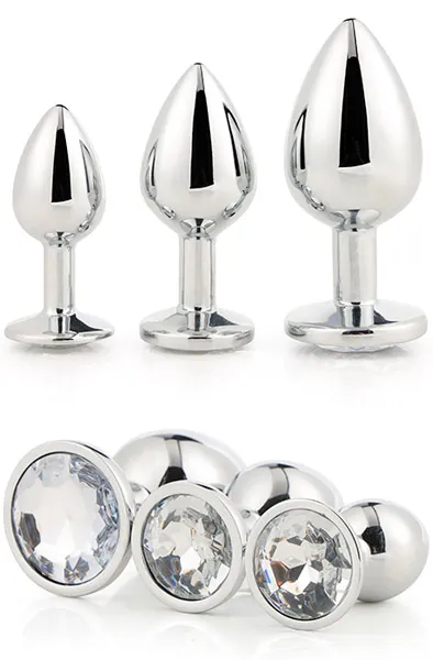 Gleaming Love Silver Plug Set Analpluggar paket