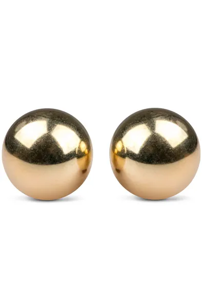 Gold Ben Wa Balls 25mm Knipkulor & Geishakulor