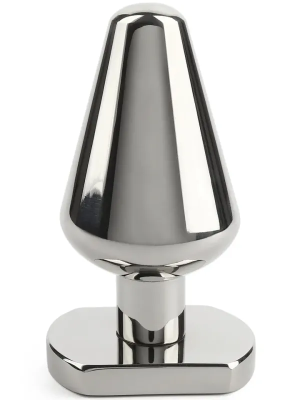 Heavy Steel Butt Plug Medium Analplugg metall