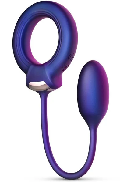 Hueman Cockring With Anal Ball Analplugg med penisring