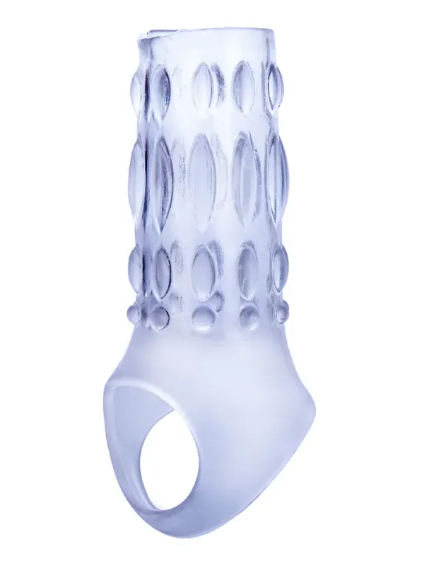 Ice Crystals Stretchy Seductive Tickler Sleeve Penisförlängare/Sleeve