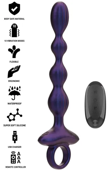 Jackie Vibrating Anal Plug Remote Control Analplugg med vibrator