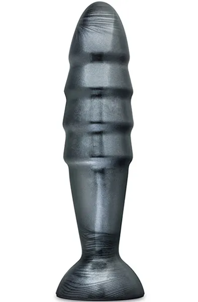 Jet Destructor Carbon Metallic Black Butt Plug Grövre analplugg
