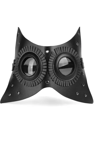 KinkHarness Mock Owl Mask Mask