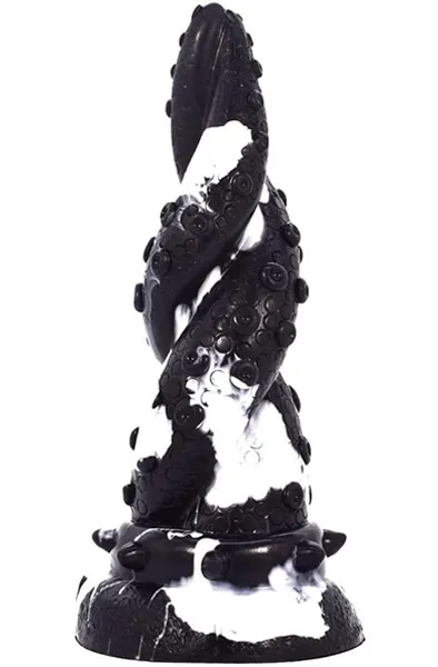 Lamia Dildo Black/White 19,5 cm Monster dildo