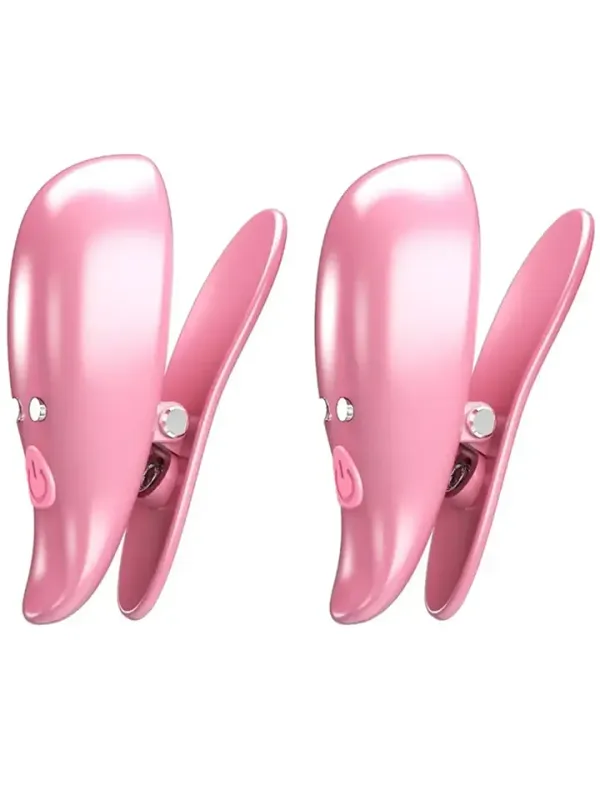 Leaf Wireless Vibrating Nipple Clamps Bröstvårtsklämmor med vibration