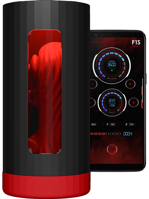 LELO: F1S V3 XL Pleasure Console Masturbator, röd