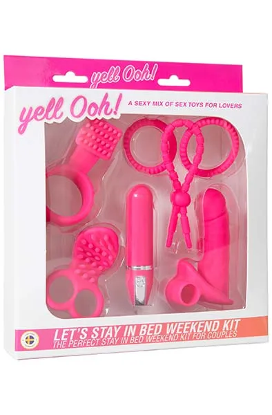 Let's Stay In Bed Weekend Kit Paket för par