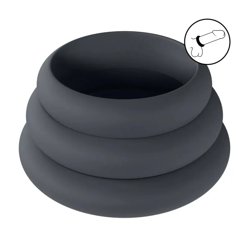 Levelz Wide O Cockring Set