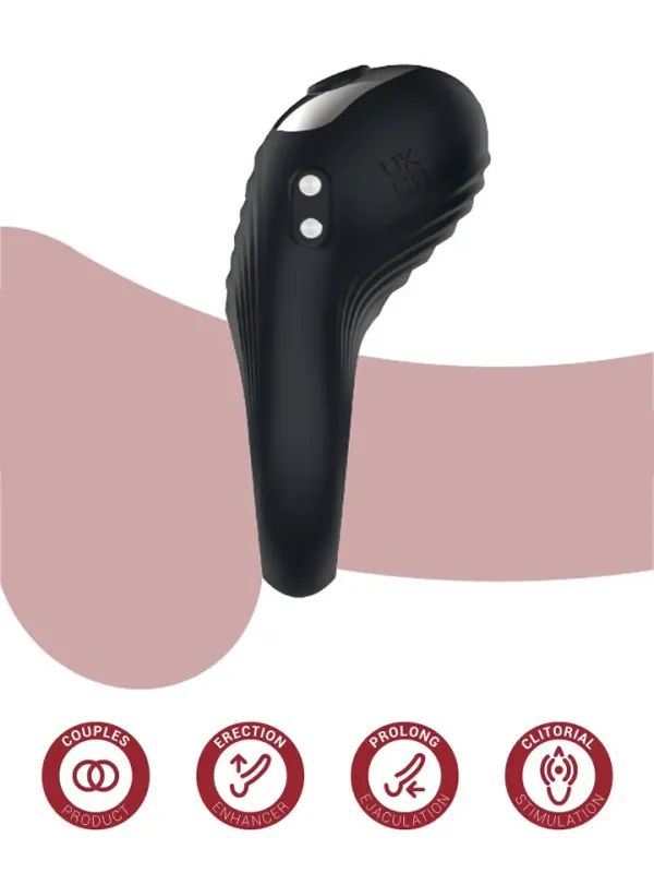 Loop Rechargeable Vibrating Cock Ring Penisring med vibrator