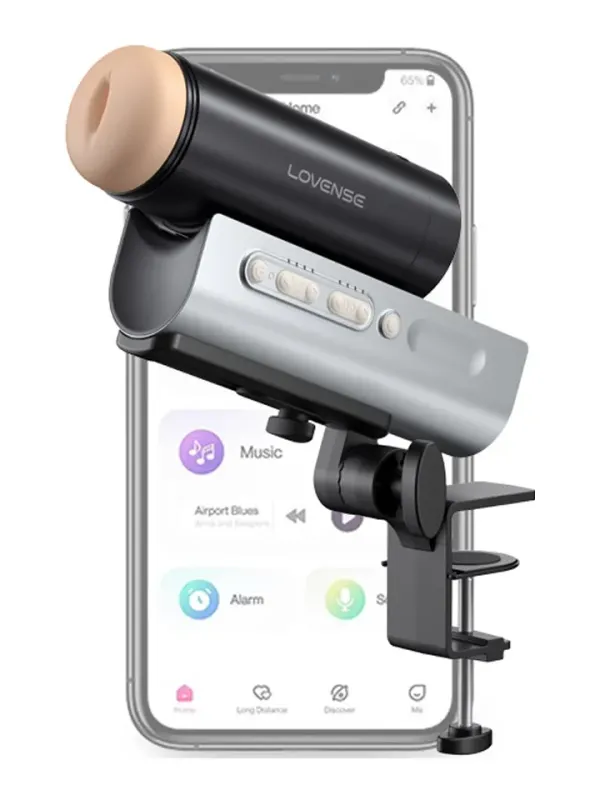 Lovense Solace Pro Automatic Thrusting Masturbator Masturbator med motor