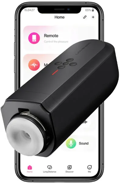 Lovense Solace Thrusting Masturbator Masturbator med motor