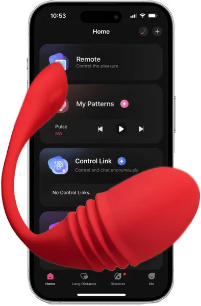 Lovense Vulse Thrusting Egg Vibrator Trådlös vibrator