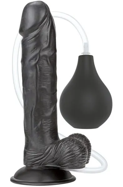 Lovetoy Squirt Extreme Dildo Black 23cm Sprutande dildo