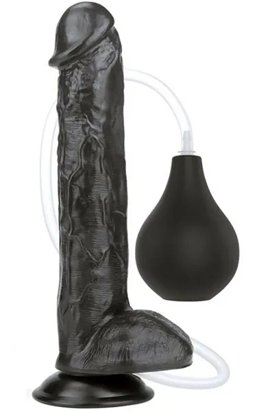 Lovetoy Squirt Extreme Dildo Black 28cm Sprutande dildo