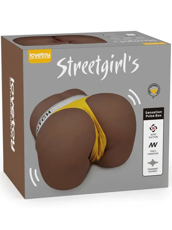 Lovetoy Streetgirl Sensation Pulse Brown Sexdocka