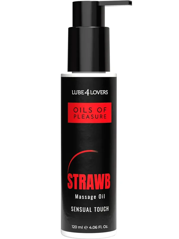 Lube4Lovers: Oils Of Pleasure, Strawberry Massage Oil, 120 ml