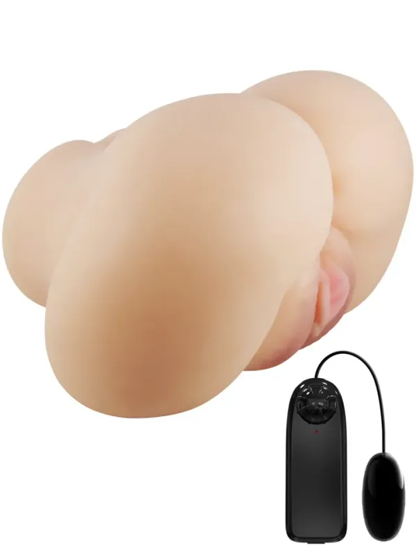Luna Vibration Double Holes Lösvagina med vibrator
