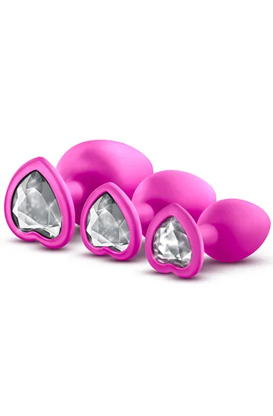 Luxe Bling Plugs Training Kit Pink Analpluggar paket