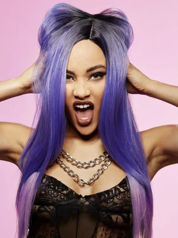 Manic Panic Ombre Two Tone Purple Wig Peruk