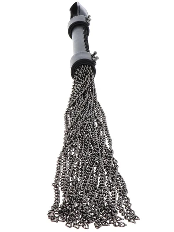 Masters Real Leather Chain Whip Piska