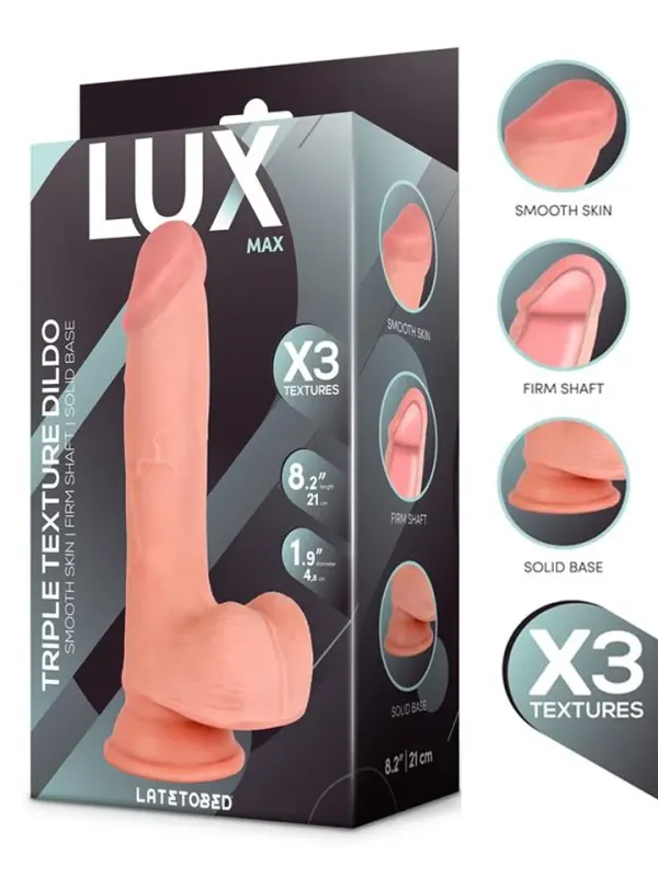 Max Triple Density Dildo 21 cm Realistisk dildo