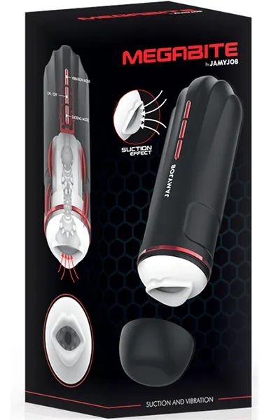 Megabite Mouth Suction & Vibration Masturbator Masturbator