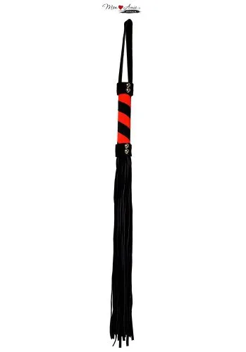 Mon Amie Suede Whip Long Black/Red