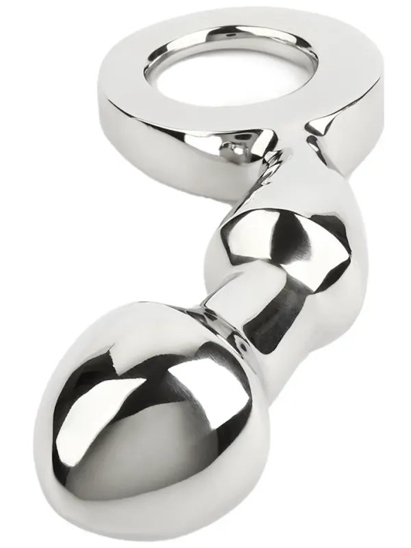 Mr Steel Drang Fun Plug Analplugg med dragring