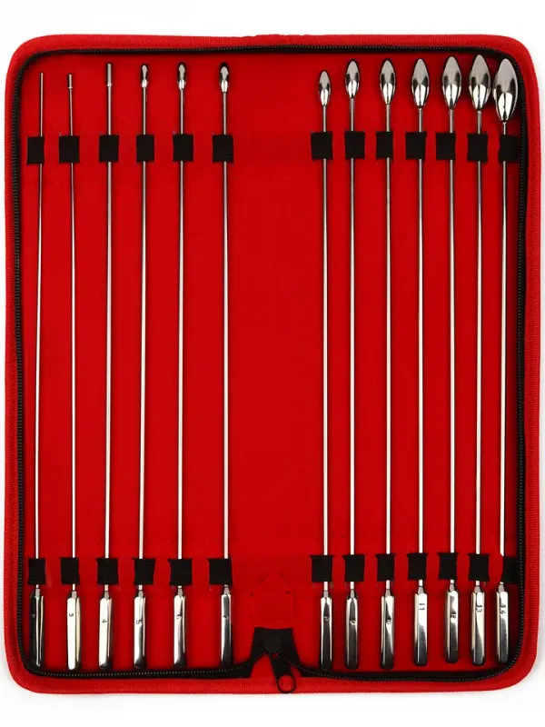 Mr Steel Rosebud Urethral Sounds 13-pack Dilator paket