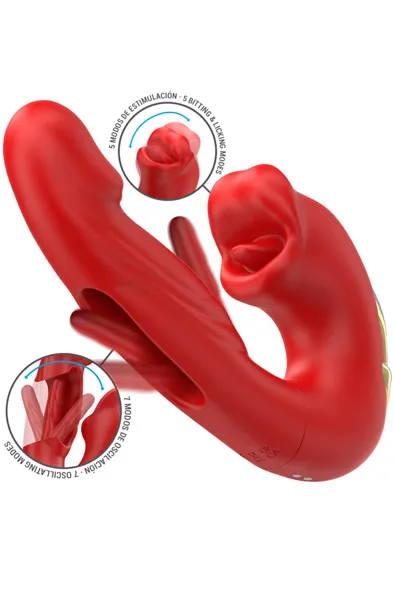 Nathy Vibe With Biting Mouth & Flipping Dubbelvibrator