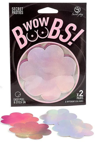 Nipple Covers Flower Shapped Holographic Nipple covers