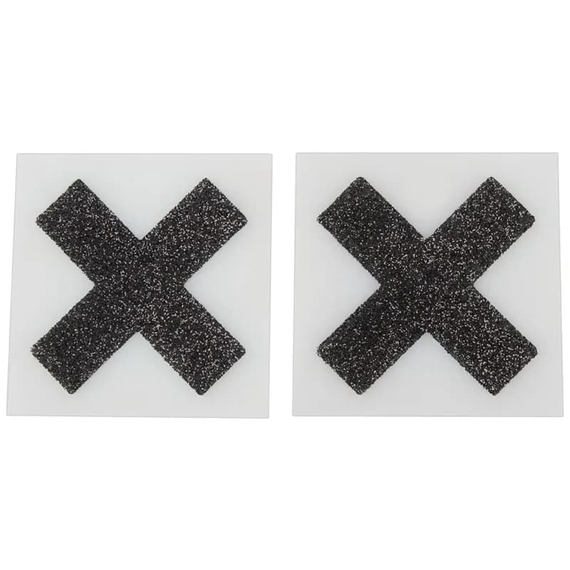 Nipple Sticker Cross Black