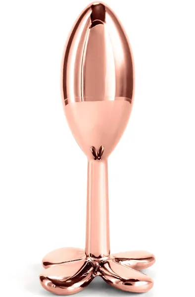 NS Novelties Rear Assets Clover Rose Gold Analplugg