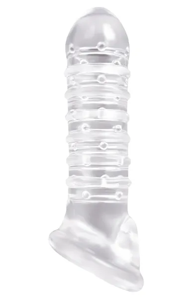 NS Novelties Renegade Ribbed Extension Clear Penisöverdrag