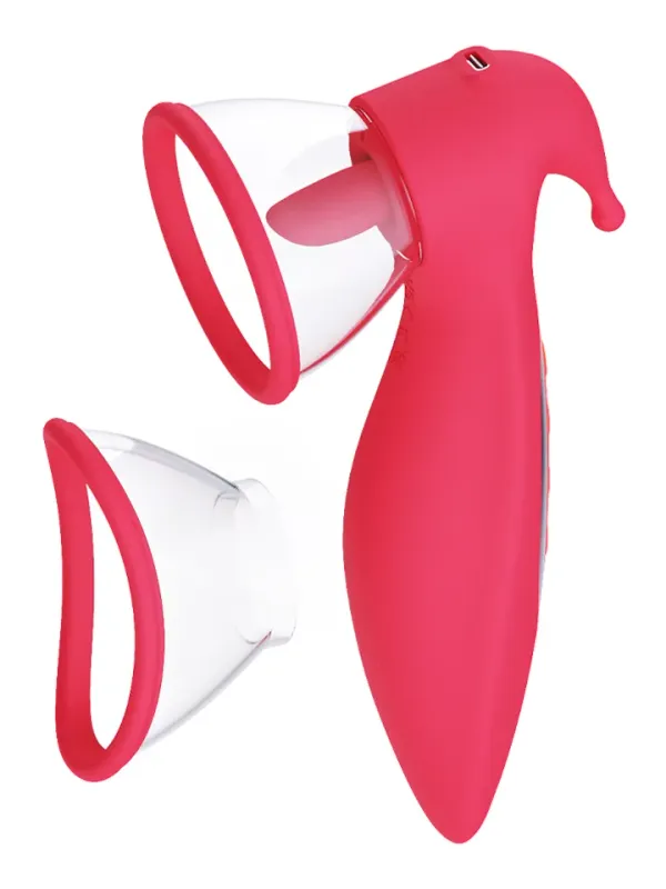 OohYes! Lick & Suck Me Honey Klitoris och vagina pump