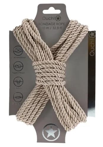Ouch! Bondage Rope 10 m - Gold