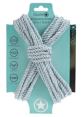 Ouch! Bondage Rope 10 m - Powder Blue