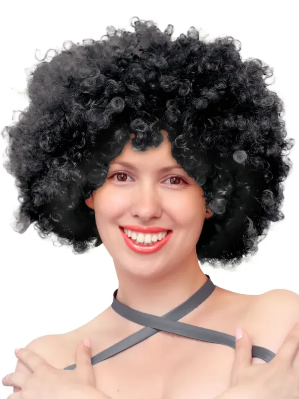 Party Wig Black Afro Hair Peruk