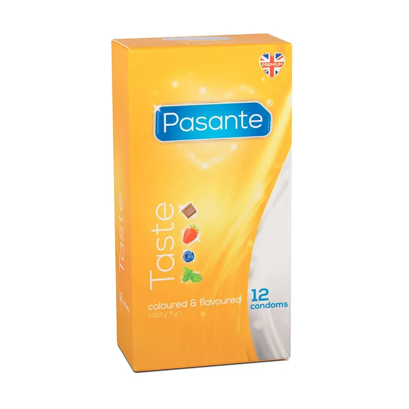 Pasante Taste 12-pack Smaksatta Kondomer