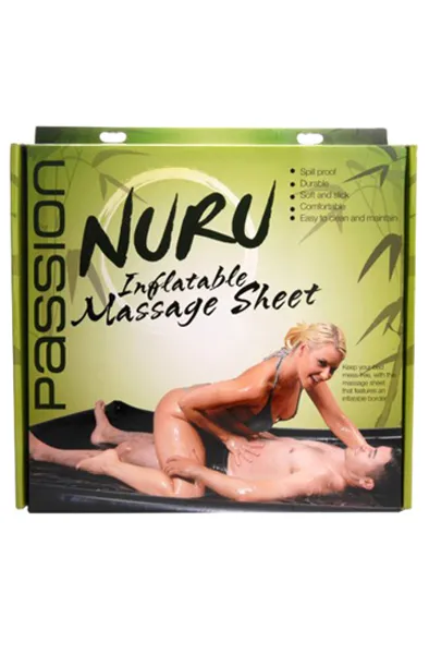 Passion Lubricants Nuru Inflatable Vinyl Massage Sheet Nuru lakan