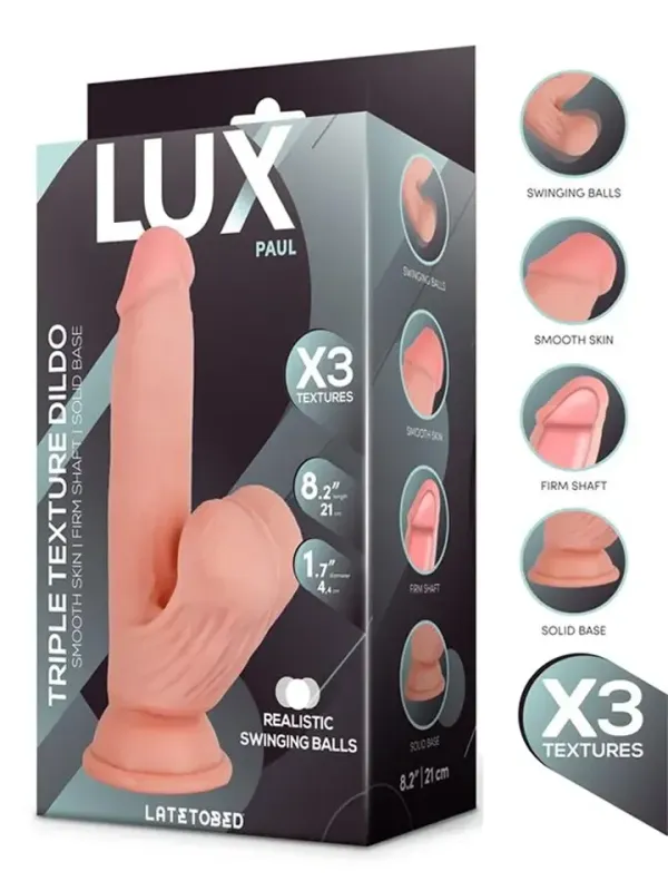 Paul Triple Density Swinging Balls Dildo 21 cm Realistisk dildo