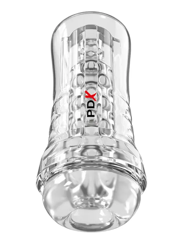 PDX Elite ViewTube Plus See-Thru EZ-Grip Stroker Stroker
