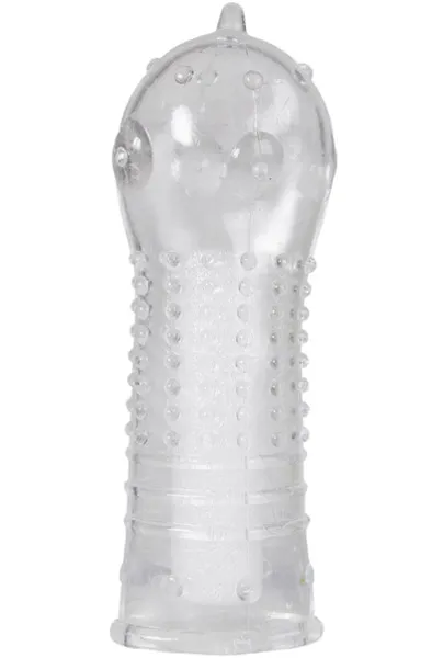 Penis Sleeve With Stimulating Texture Dots & Ribs Penisöverdrag