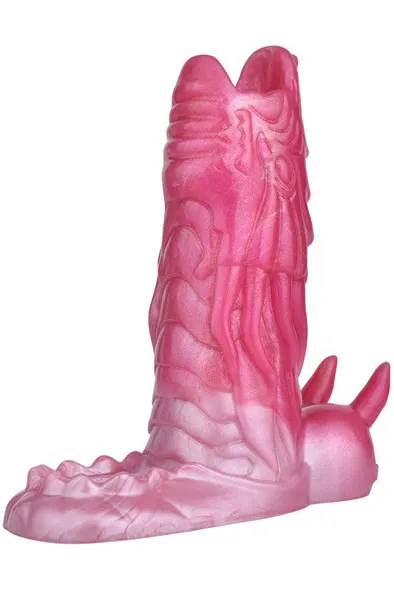 Pink Alien Fantasy Penis Sleeve 15 cm Penisförlängare/Sleeve