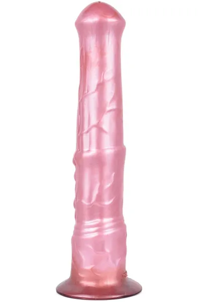 Pink Alien Jolly Star Metallic Dildo 36 cm Dragon dildo