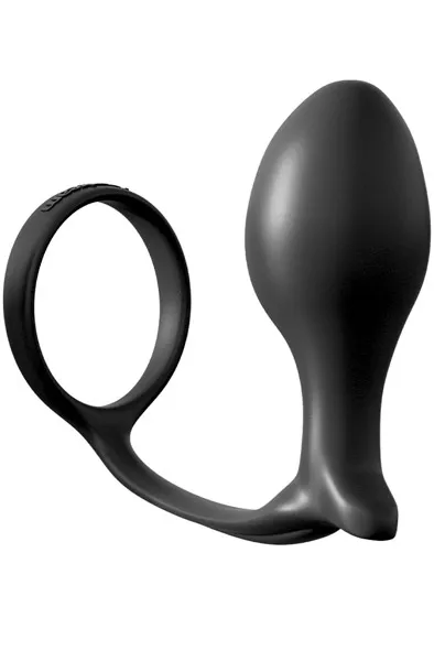 Pipedream Ass-Gasm Cockring Advanced Analplugg med penisring